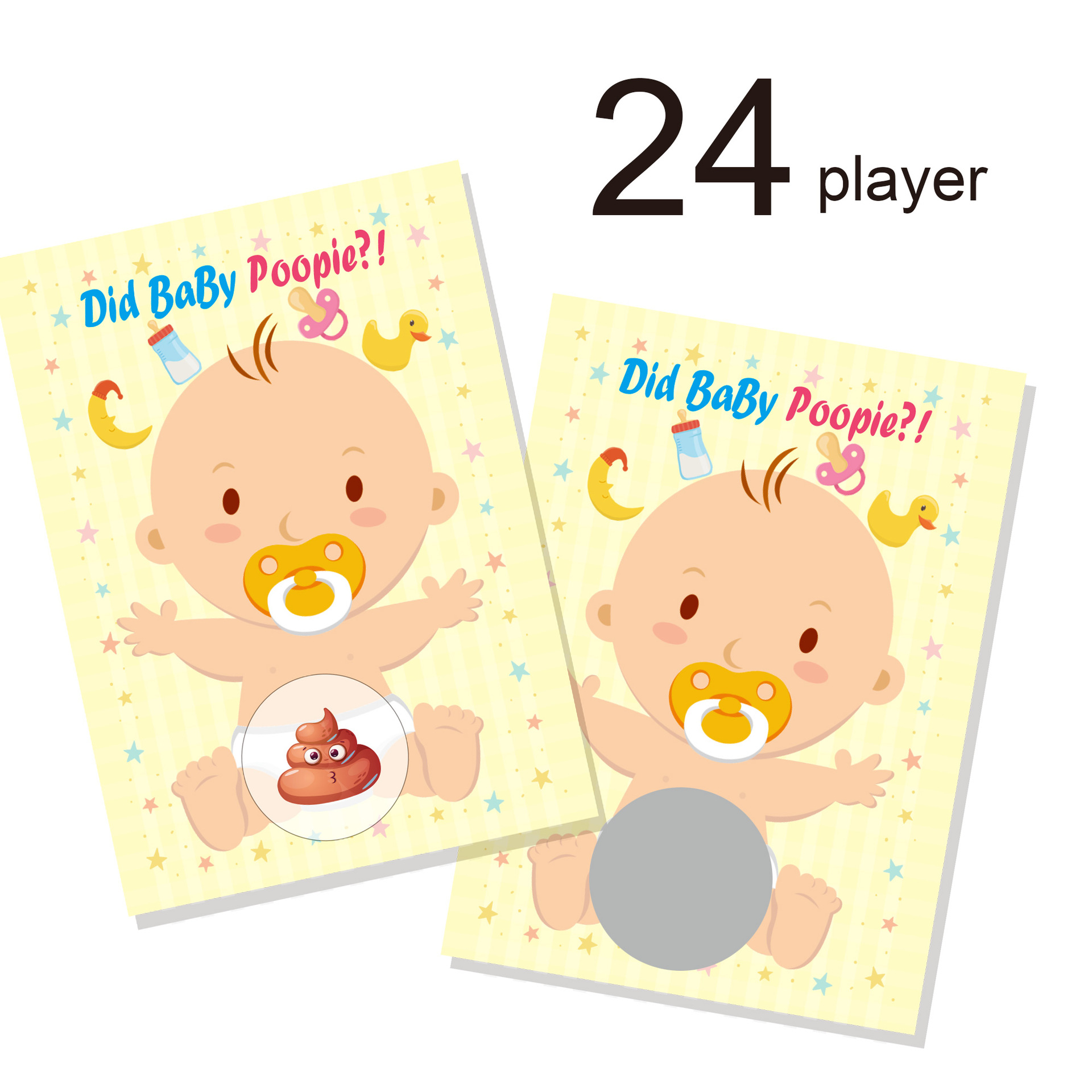 Party Games No Supplies - Gender Revealing Baby Shower Team Game