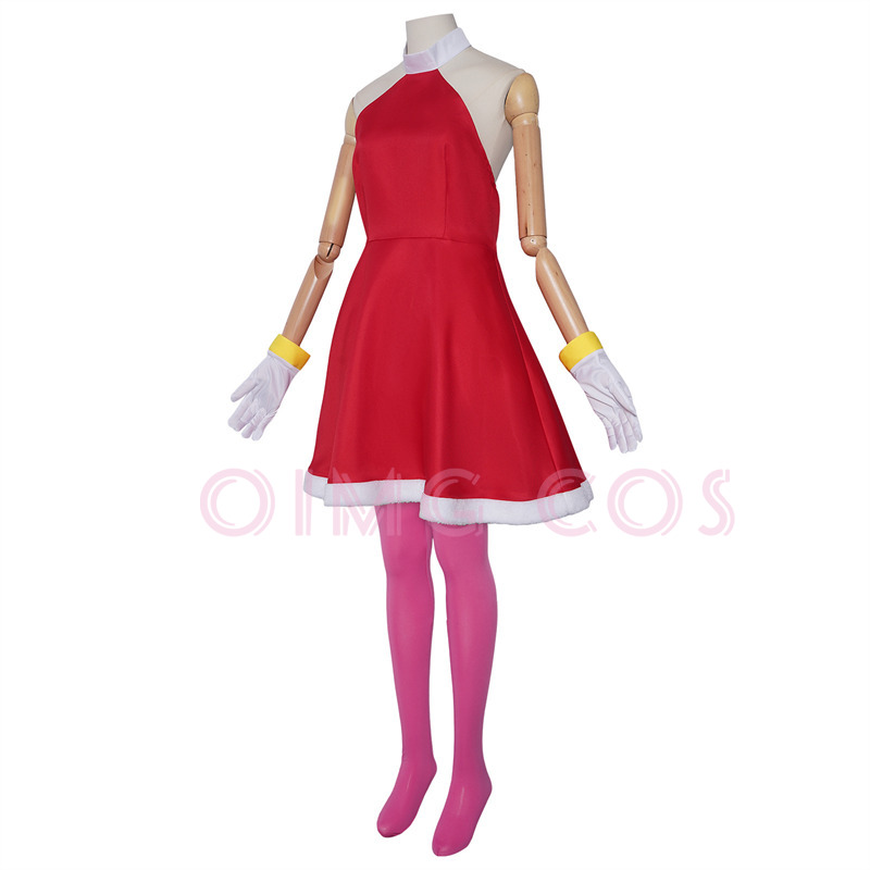 Amy Rose Cosplay Costume Adult - Party Games Young Adults review and price
