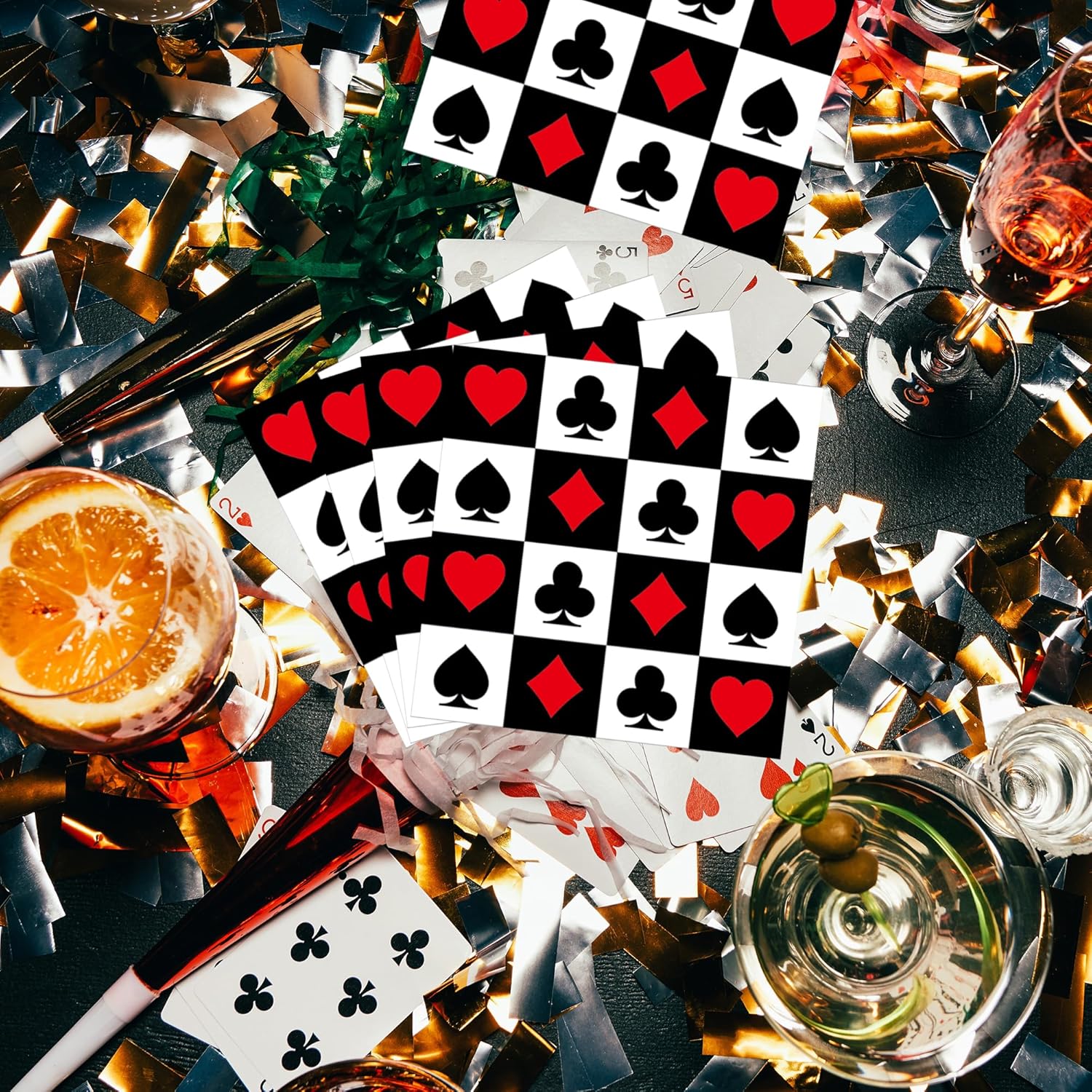 20/40/60/80 PCS Casino Theme P - Party Games No Supplies review and price