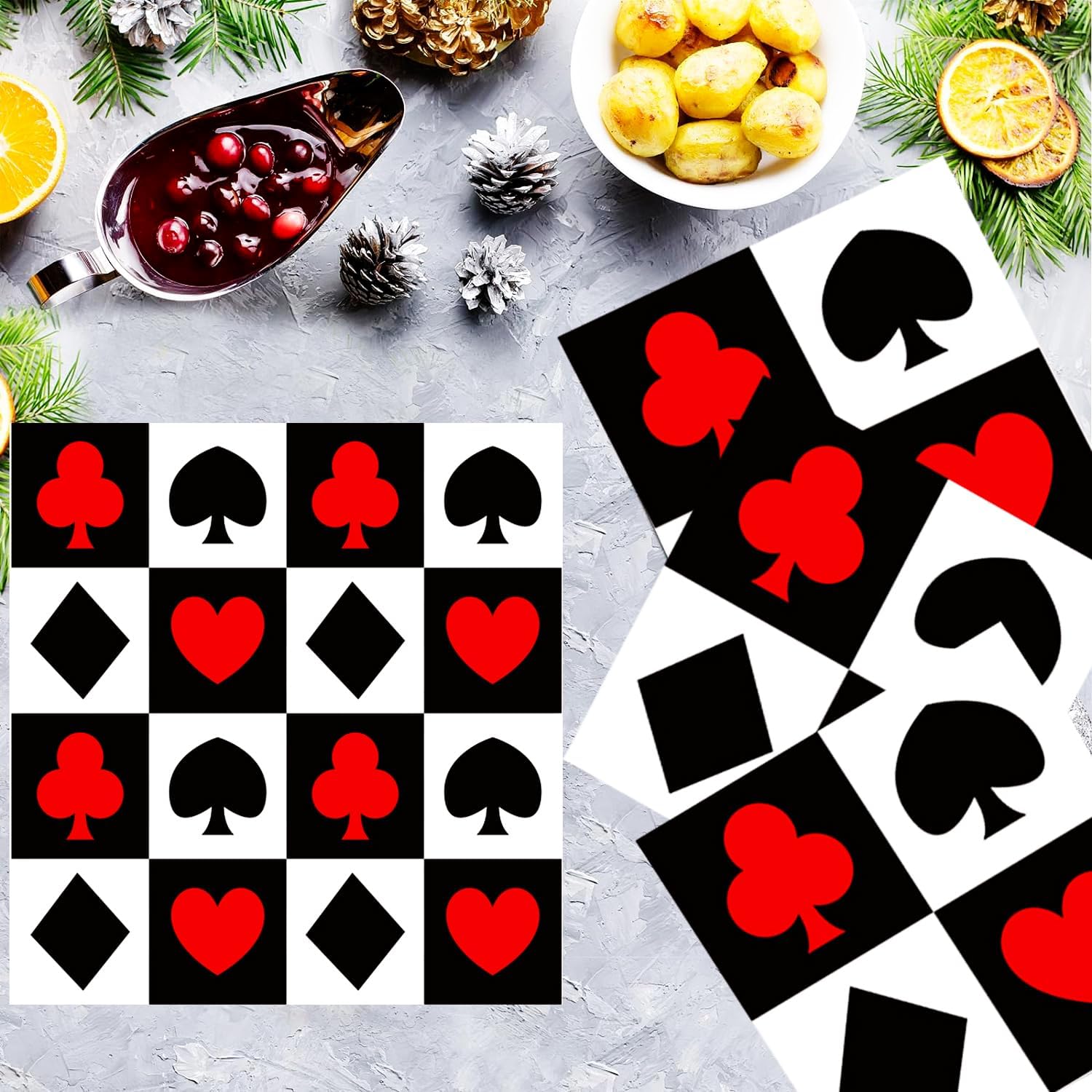 20/40/60/80 PCS Casino Theme P - Party Games No Supplies review and price