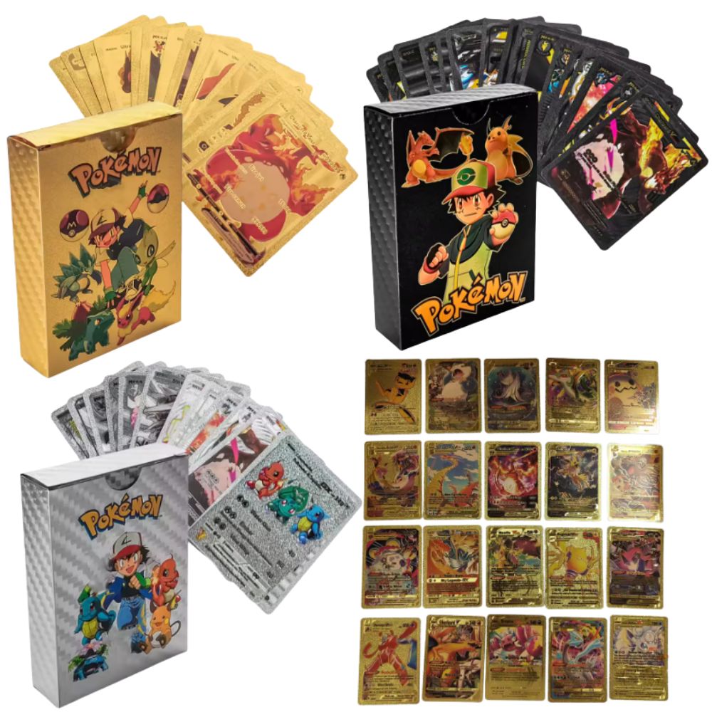 55PCS Pokémon Cards Vmax GX Go - Party Games In Spanish review and price