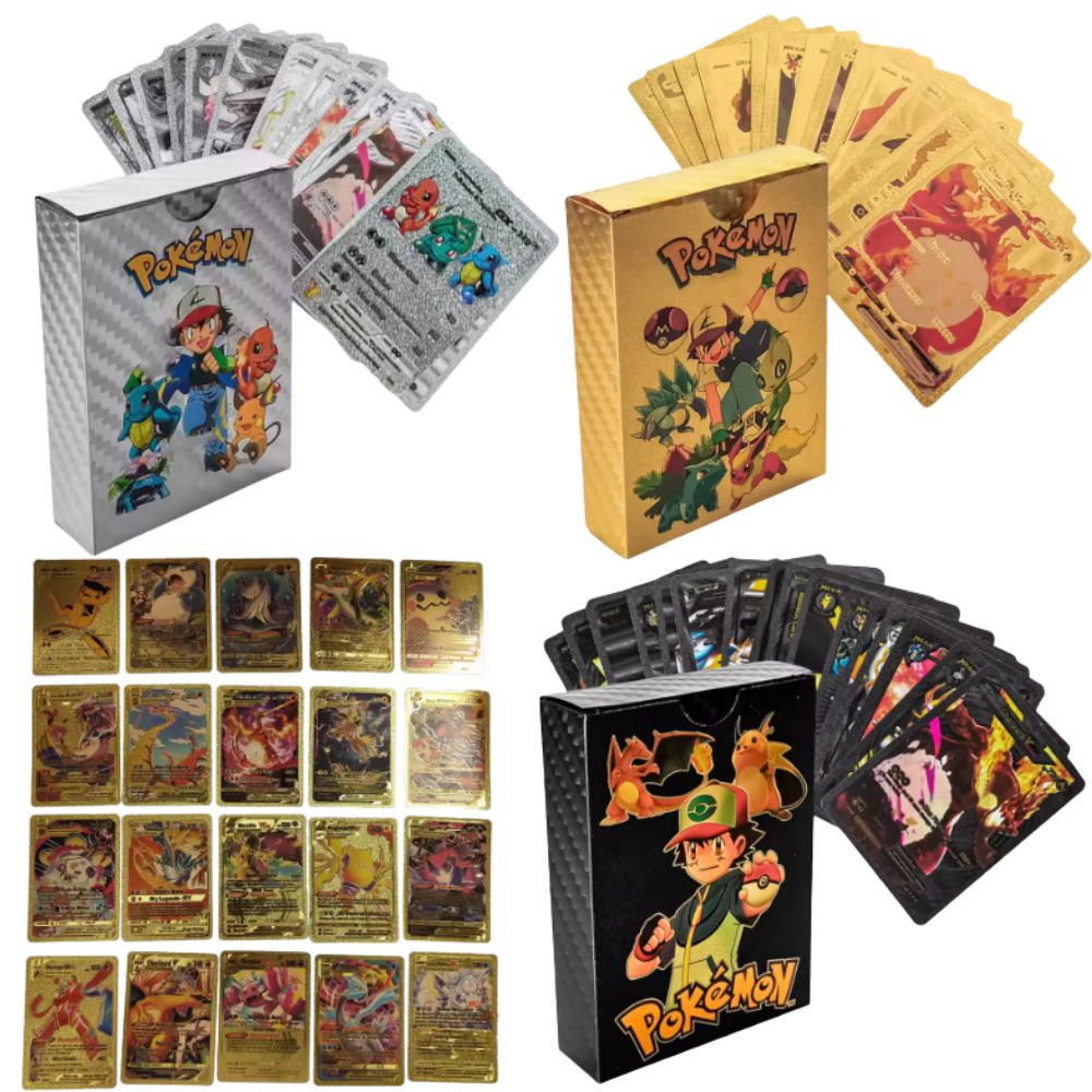 55PCS Pokémon Cards Vmax GX Go - Party Games In Spanish review and price
