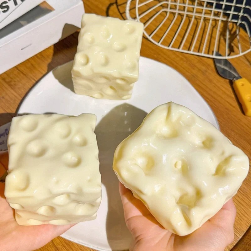 Taba Squishy Cheese Cube Stres - Party Games Young Adults review and price