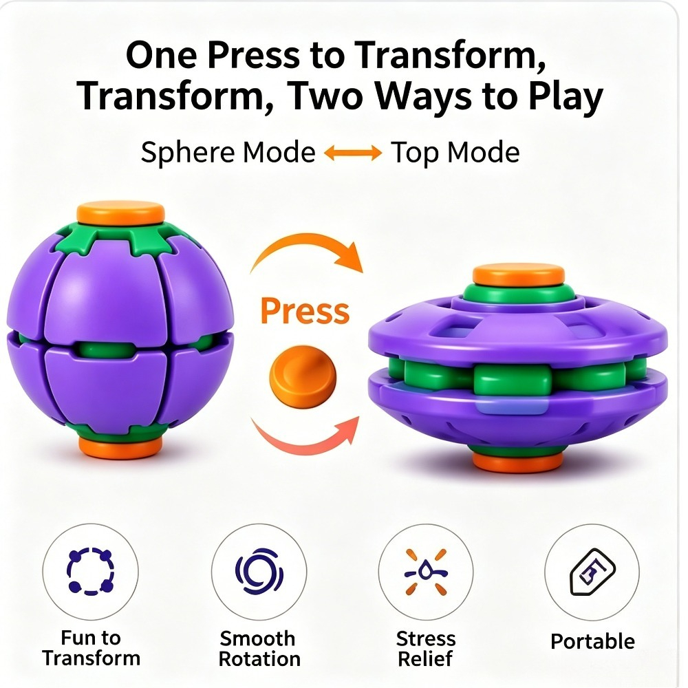 Transforming Fidget Spinner Ba - Party Games Young Adults review and price