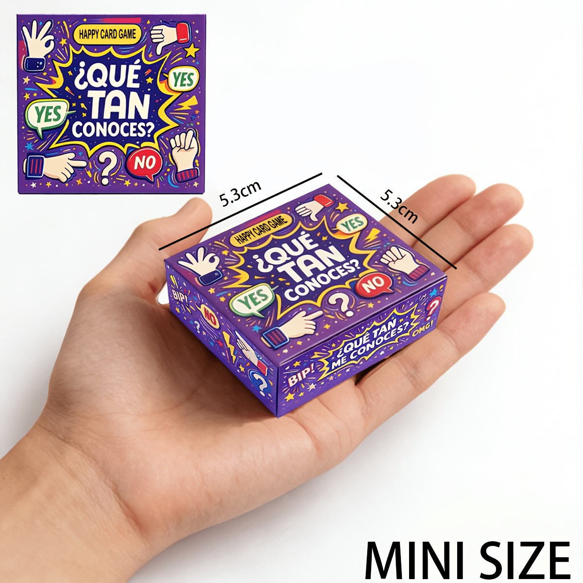Mini 5cm Party Question Card G - Party Games In Spanish review and price