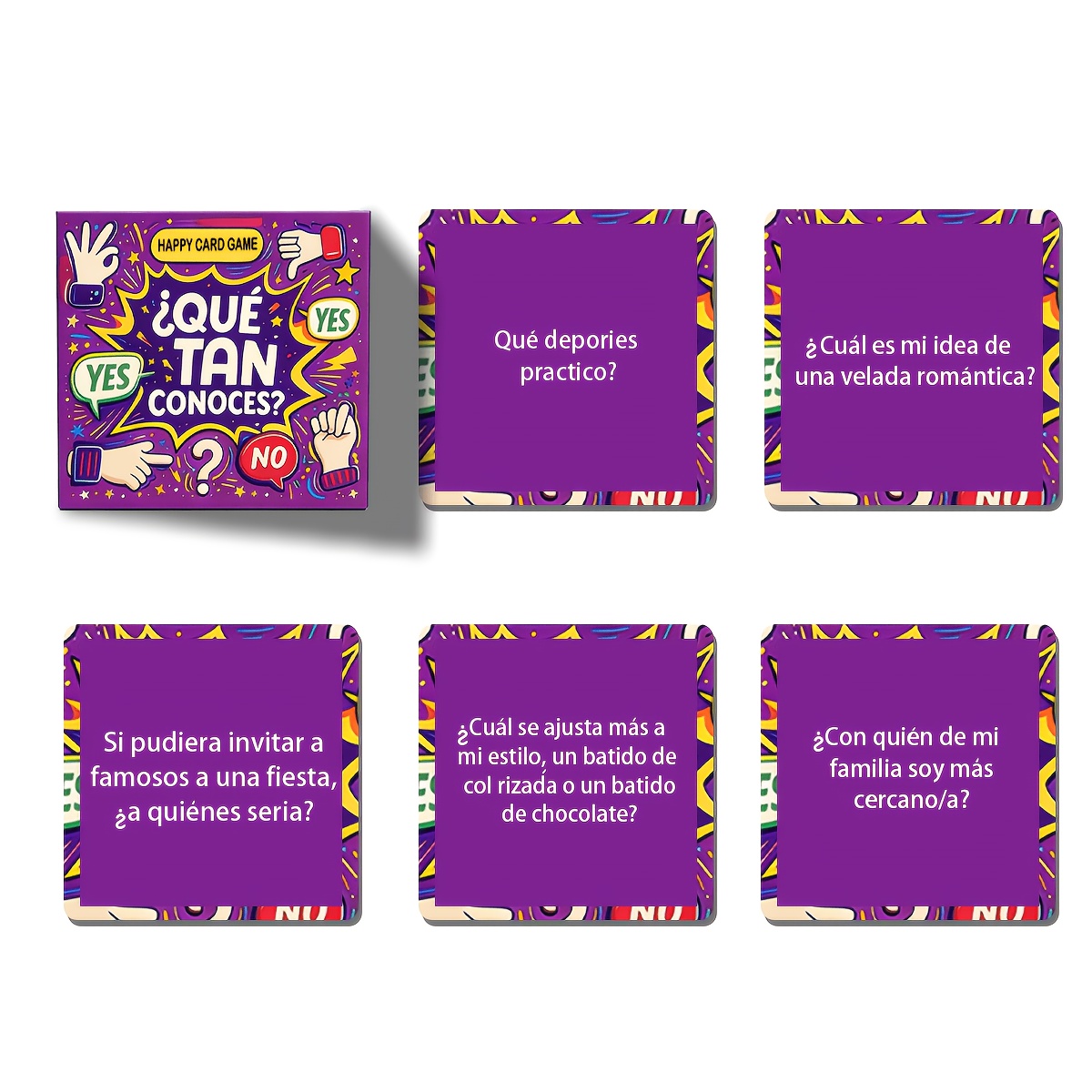 Mini 5cm Party Question Card G - Party Games In Spanish review and price