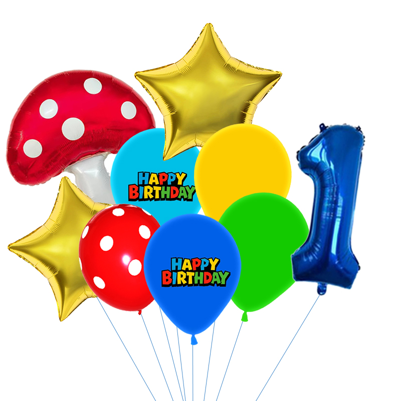 Red Blue Green Yellow Mushroom - Party Games Mario review and price