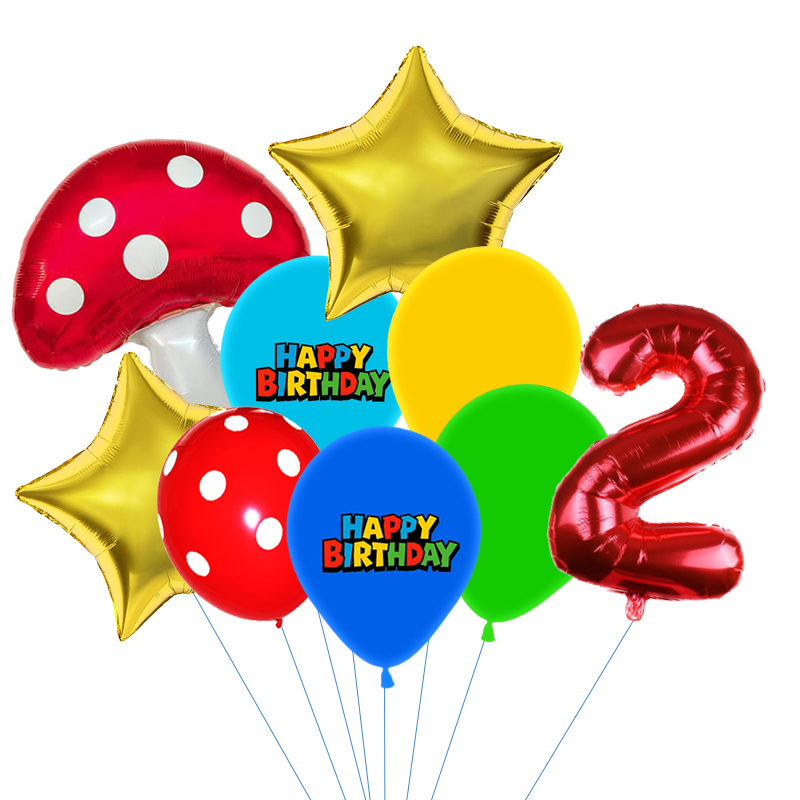 Red Blue Green Yellow Mushroom - Party Games Mario review and price