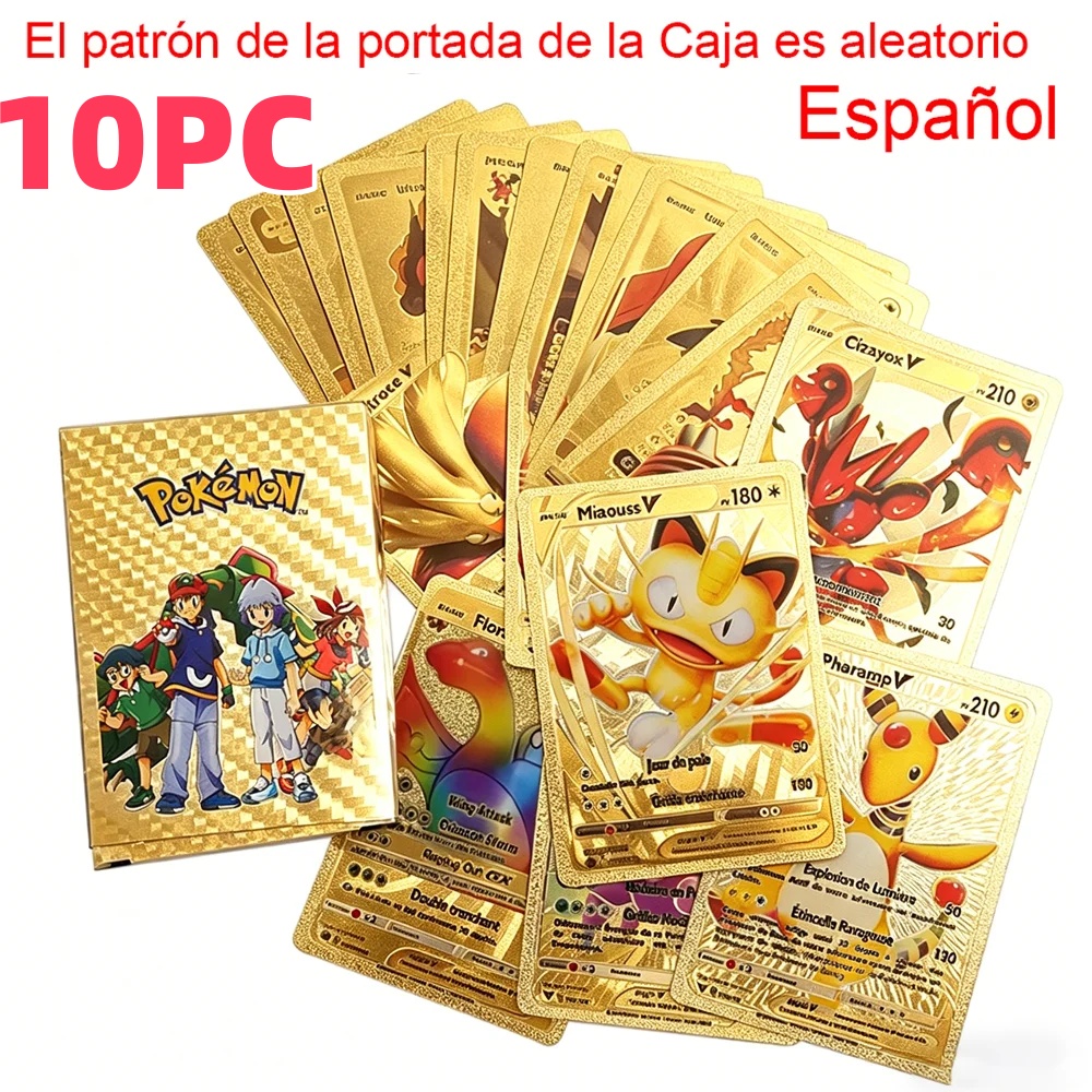 5/10PCS Pakemon Card Vmax GX G - Party Games In Spanish review and price
