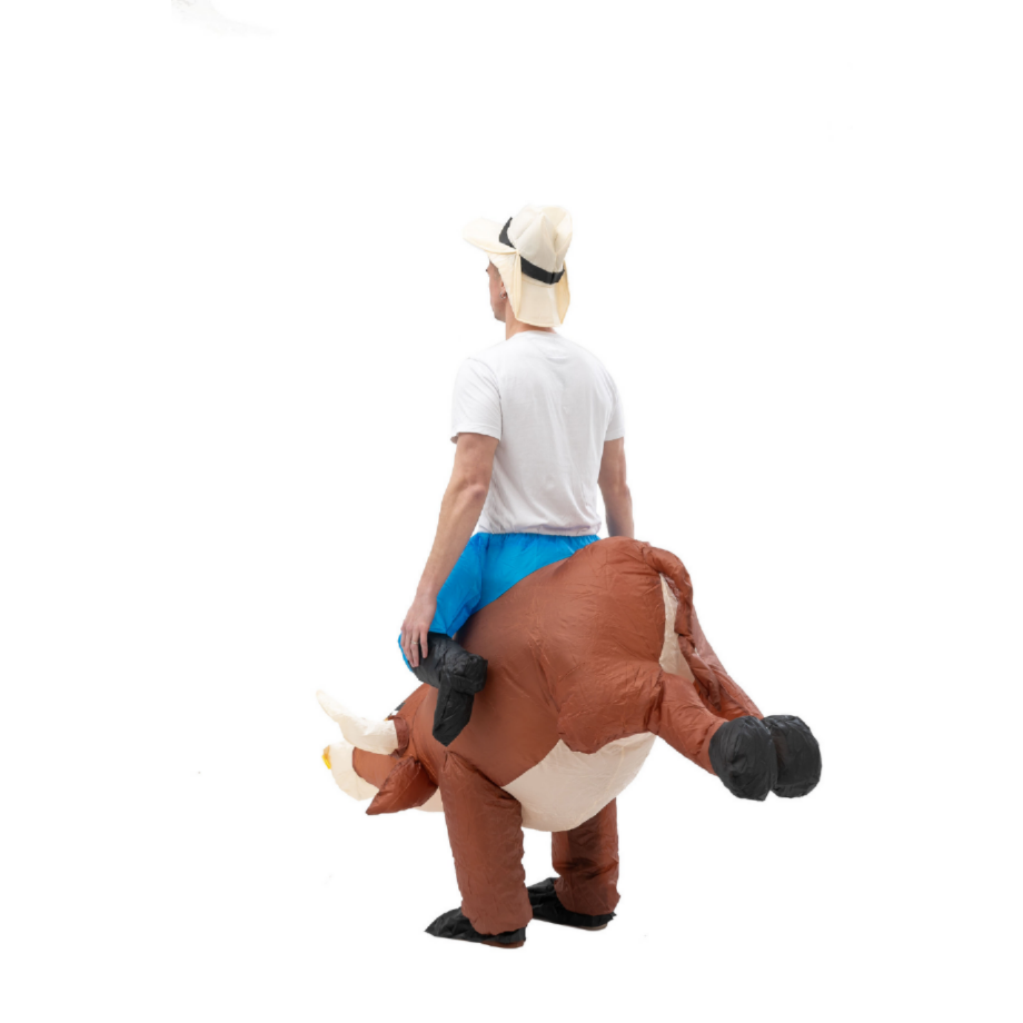 Fun Inflatable Cowboy Costume  - Party Games In Spanish review and price