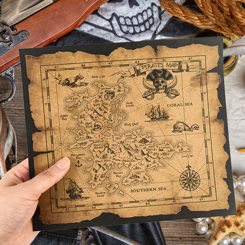 Pirate Adventure Treasure Hunt - Party Games No Supplies review and price