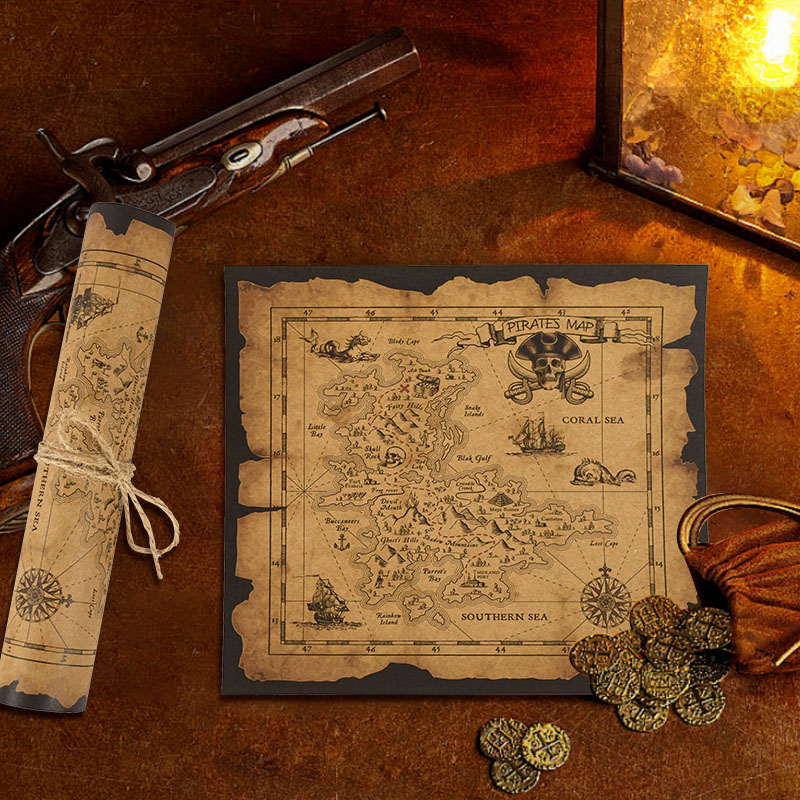 Pirate Adventure Treasure Hunt - Party Games No Supplies review and price