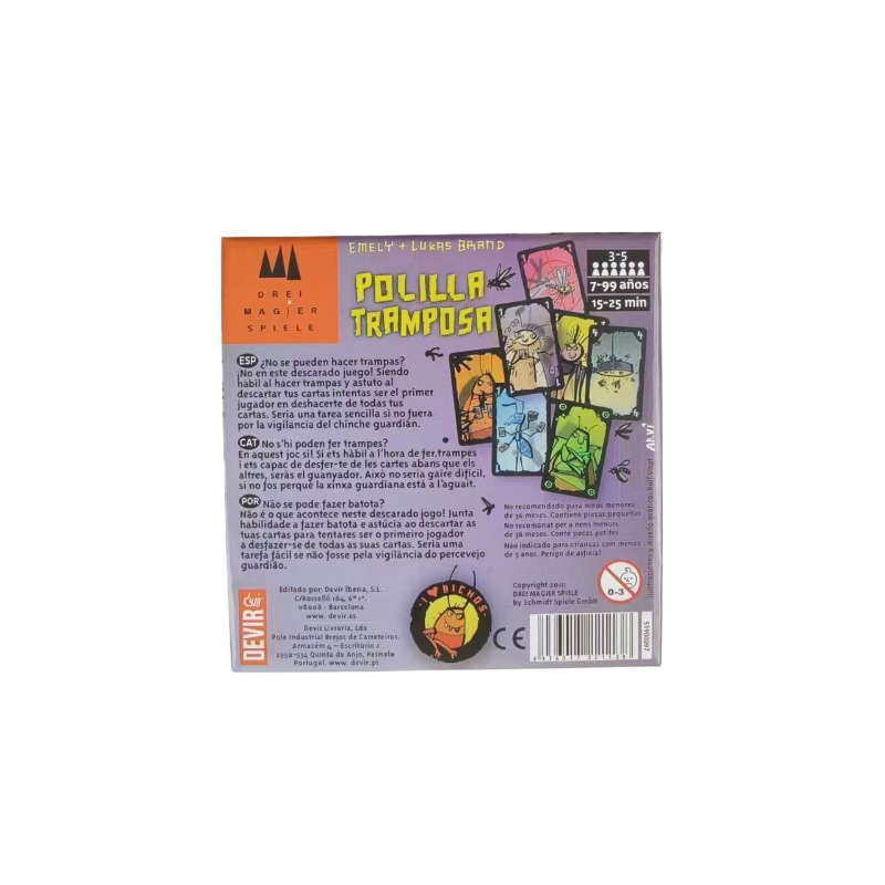 Spanish Mogel Motte Polilla Tr - Party Games In Spanish review and price