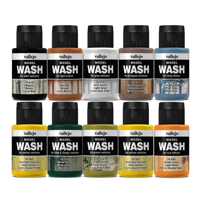 Vallejo 35ml Model Wash Weathe - Tamiya Model Paint Set review and price