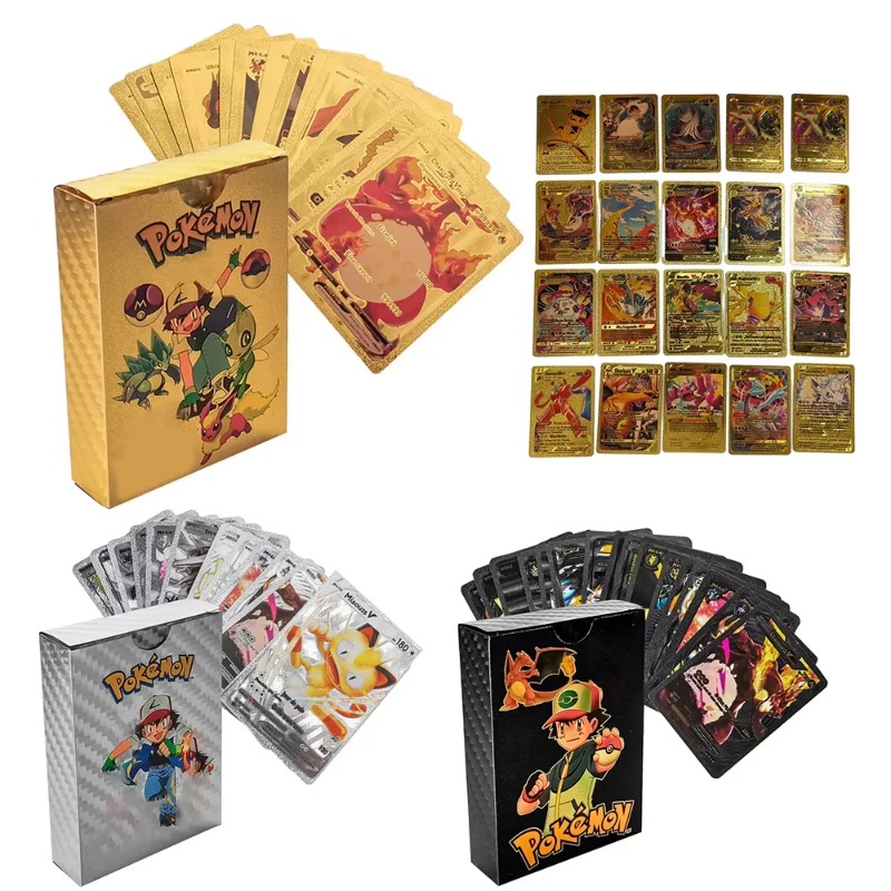 55PCS Pokemon Cards Vmax GX Go - Party Games In Spanish review and price